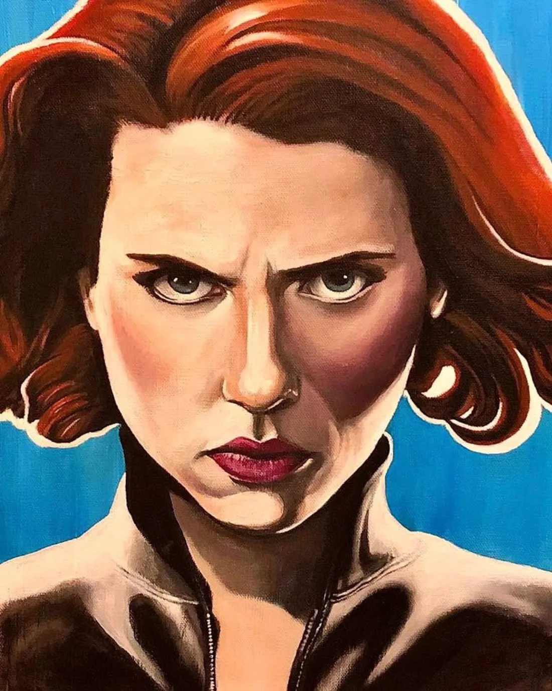 Black Widow painting