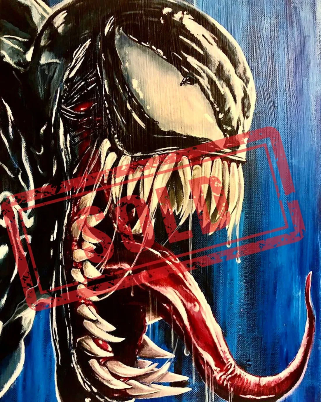 Venom painting, sold