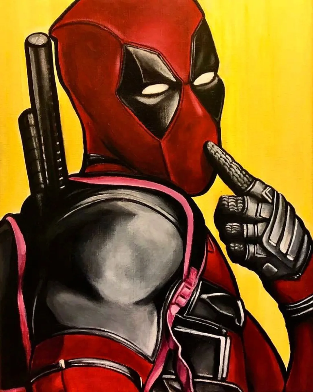 Deadpool painting