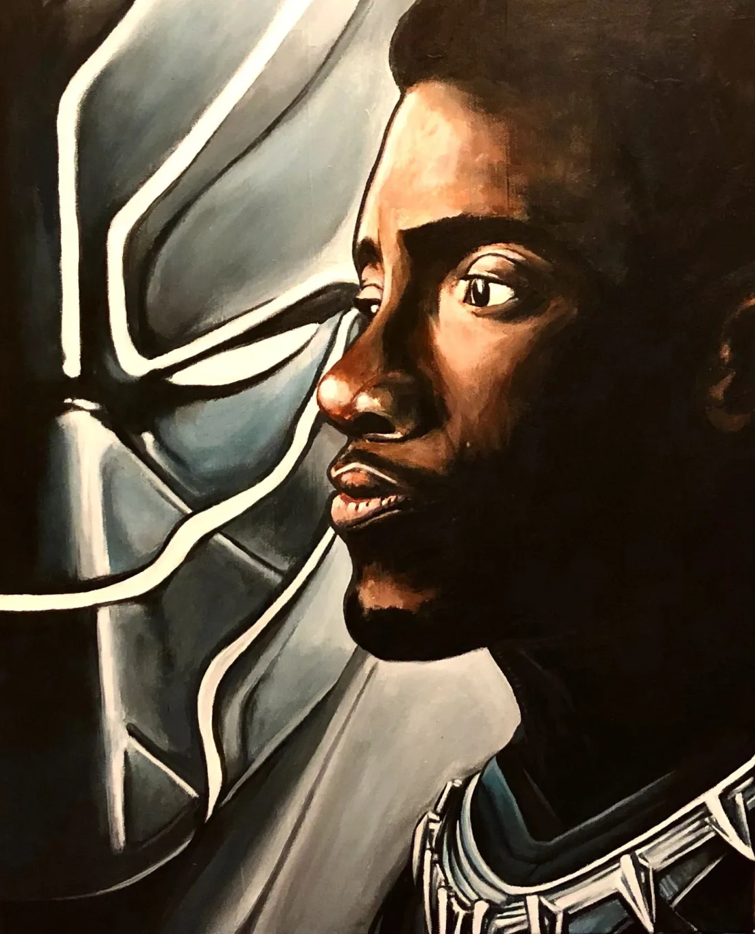 Black Panther painting