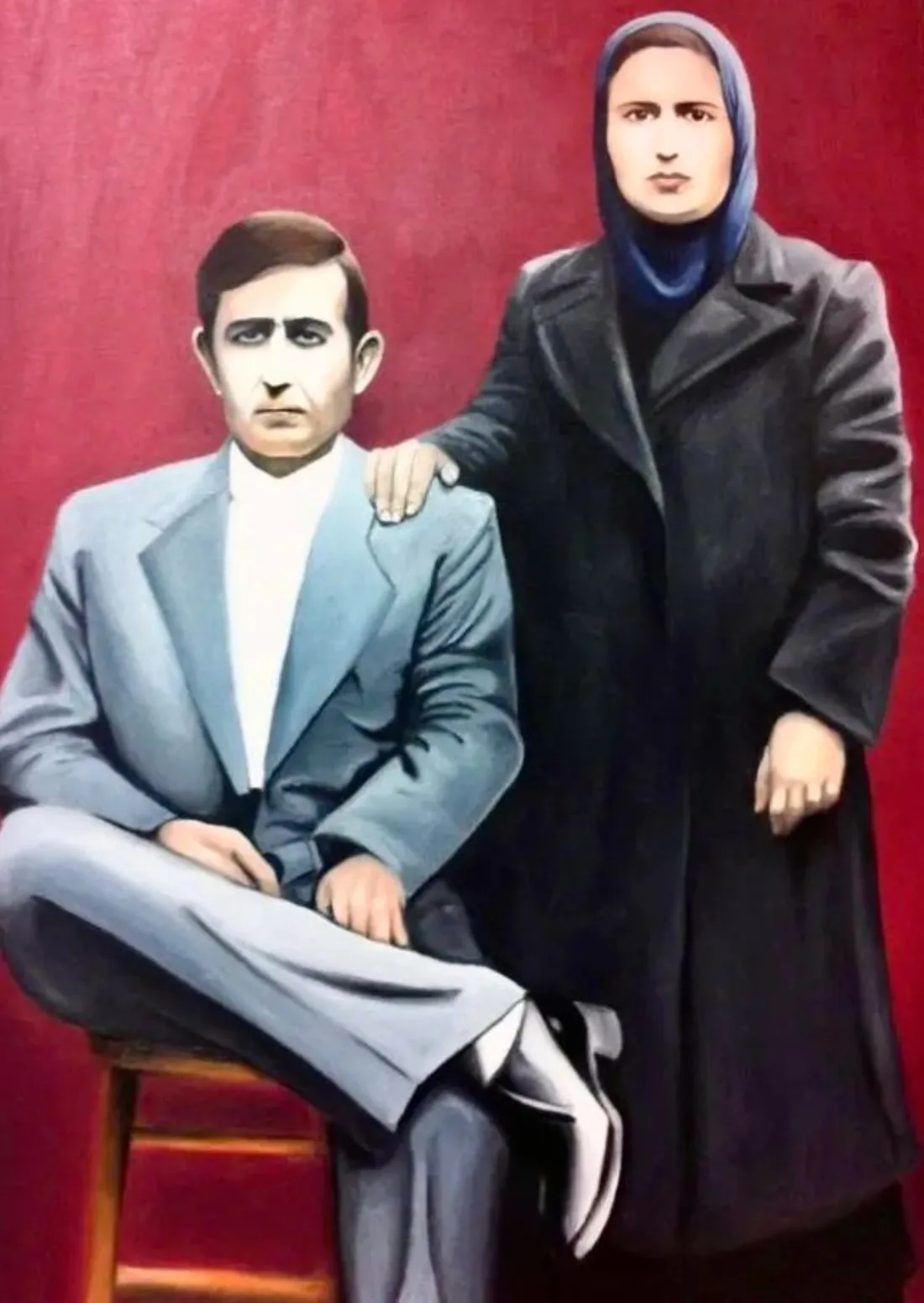 Mother and child portrait