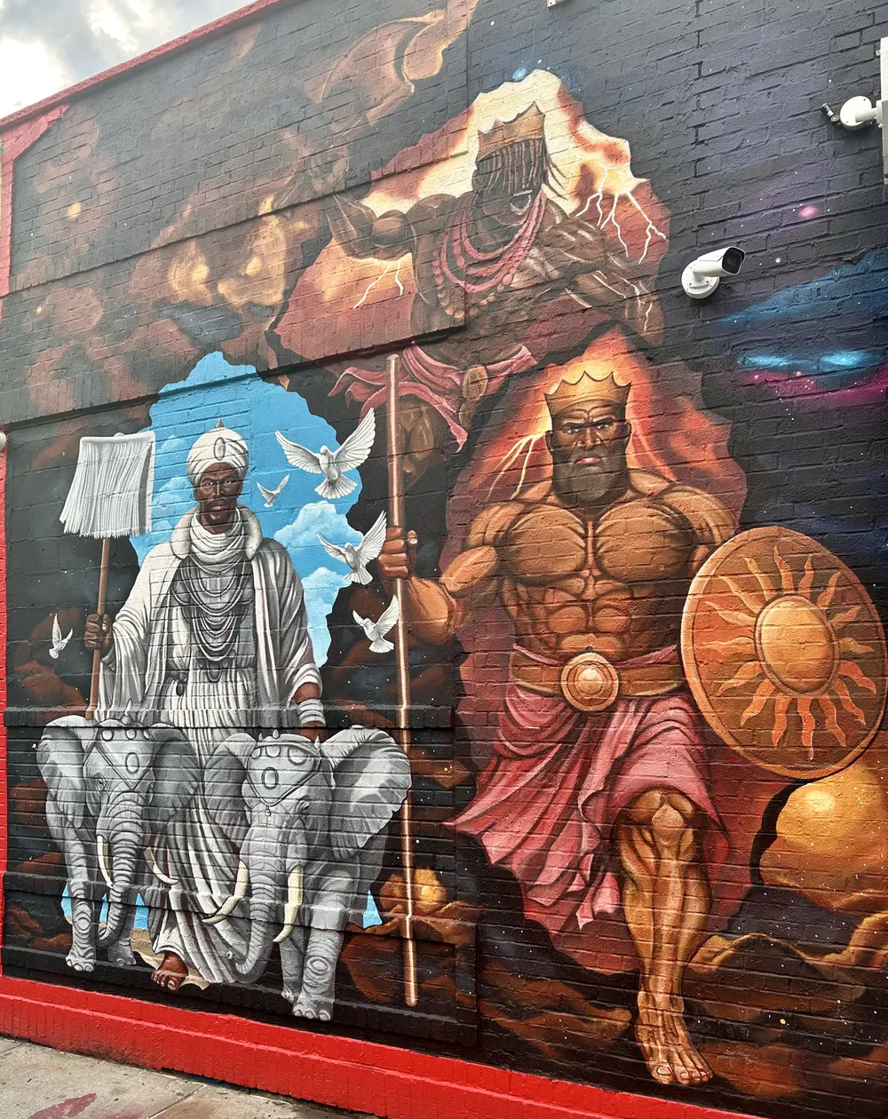 Classical mythology mural by Anthony Scotto